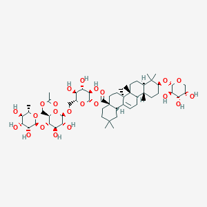 molecular formula C55H88O22 B038807 Ciwujianoside D1 CAS No. 114912-35-5