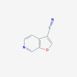 molecular formula C8H4N2O B038808 Furo[2,3-c]pyridine-3-carbonitrile CAS No. 112372-18-6