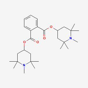 molecular formula C28H44N2O4 B3880874 Bis(1,2,2,6,6-pentamethylpiperidin-4-yl) benzene-1,2-dicarboxylate 