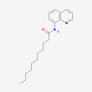 molecular formula C20H28N2O B388143 N-quinolin-8-ylundecanamide 