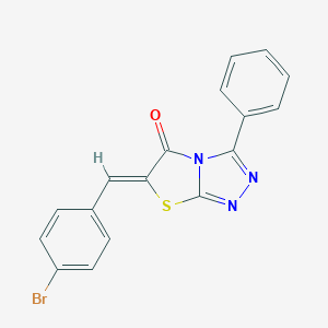 6-(4-bromobenzylidene)-3-phenyl[1,3]thiazolo[2,3-c][1,2,4]triazol-5(6H)-one