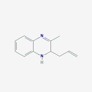 molecular formula C12H14N2 B038819 2-Allyl-3-methyl-1,2-dihydroquinoxaline CAS No. 113477-68-2