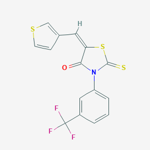 5-(3-Thienylmethylene)-2-thioxo-3-[3-(trifluoromethyl)phenyl]-1,3-thiazolidin-4-one