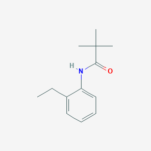 molecular formula C13H19NO B3882084 N-(2-ethylphenyl)-2,2-dimethylpropanamide 