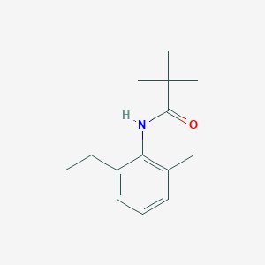 molecular formula C14H21NO B3882192 N-(2-ethyl-6-methylphenyl)-2,2-dimethylpropanamide 