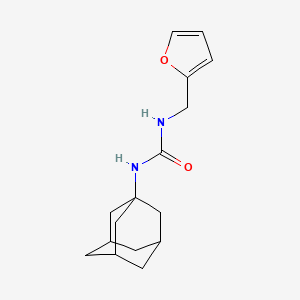 molecular formula C16H22N2O2 B3882942 N-1-adamantyl-N'-(2-furylmethyl)urea 