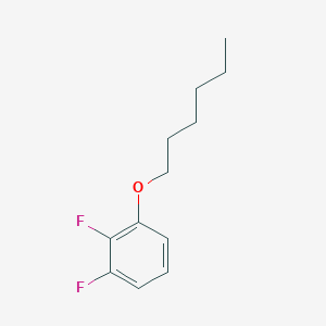 molecular formula C12H16F2O B038831 1,2-Difluoro-3-(hexyloxy)benzene CAS No. 121219-19-0