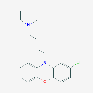 molecular formula C20H25ClN2O B038847 4-(2-Chloro-10h-Phenoxazin-10-Yl)-N,N-Diethylbutan-1-Amine CAS No. 117848-05-2