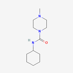 molecular formula C12H23N3O B3884842 N-cyclohexyl-4-methylpiperazine-1-carboxamide 