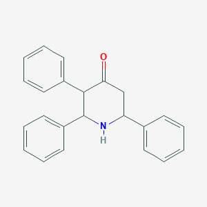 molecular formula C23H21NO B038849 2,3,6-Triphenylpiperidin-4-one CAS No. 124069-05-2
