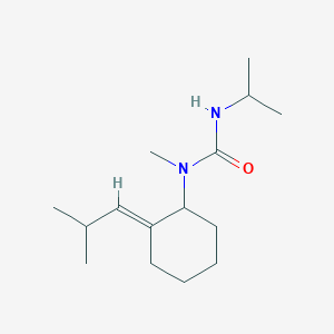molecular formula C15H28N2O B3884941 1-methyl-1-[(2E)-2-(2-methylpropylidene)cyclohexyl]-3-propan-2-ylurea 