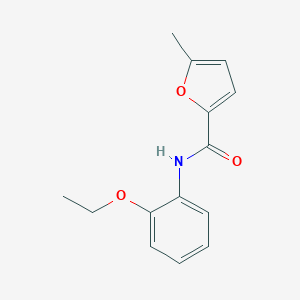 molecular formula C14H15NO3 B388505 N-(2-ethoxyphenyl)-5-methylfuran-2-carboxamide 