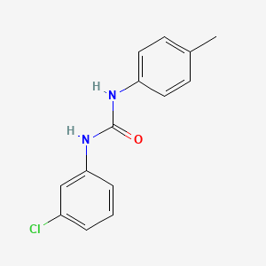 molecular formula C14H13ClN2O B3885088 N-(3-chlorophenyl)-N'-(4-methylphenyl)urea CAS No. 13256-71-8