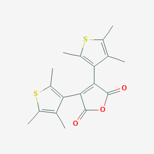 molecular formula C18H18O3S2 B038853 2,3-Bis(2,4,5-trimethyl-3-thienyl)maleic Anhydride CAS No. 112440-47-8