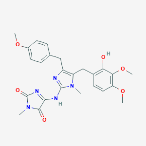 molecular formula C25H27N5O6 B038860 Pyronaamidine CAS No. 124535-77-9