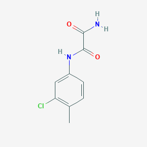 molecular formula C9H9ClN2O2 B388614 N~1~-(3-chloro-4-methylphenyl)ethanediamide 