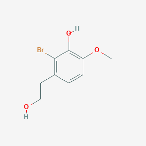 2-Bromo-3-(2-hydroxyethyl)-6-methoxyphenol