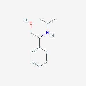 molecular formula C11H17NO B038876 (R)-2-Isopropylamino-2-phenylethanol CAS No. 112211-92-4