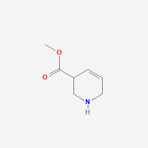 molecular formula C7H11NO2 B038886 Methyl 1,2,3,6-tetrahydropyridine-3-carboxylate CAS No. 121743-23-5