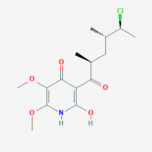 molecular formula C15H22ClNO5 B038888 Atpenin A4 CAS No. 119509-25-0