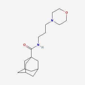 molecular formula C18H30N2O2 B3888962 N-(3-morpholin-4-ylpropyl)adamantane-1-carboxamide 