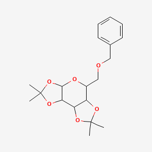 molecular formula C19H26O6 B3889279 4,4,11,11-Tetramethyl-8-(phenylmethoxymethyl)-3,5,7,10,12-pentaoxatricyclo[7.3.0.02,6]dodecane 