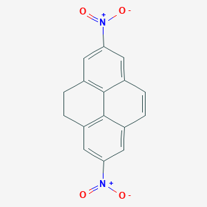 molecular formula C16H10N2O4 B038901 2,7-Dinitro-4,5-dihydropyrene CAS No. 117929-12-1