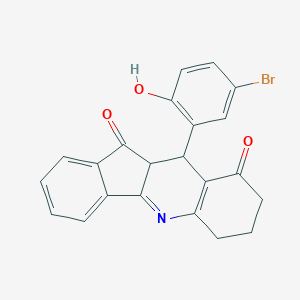10-(5-bromo-2-hydroxyphenyl)-7,8,10,10a-tetrahydro-6H-indeno[1,2-b]quinoline-9,11-dione