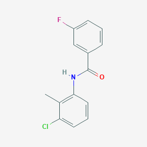 N-(3-chloro-2-methylphenyl)-3-fluorobenzamide