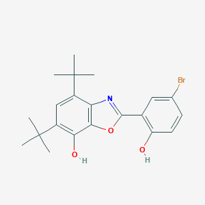 2-(5-Bromo-2-hydroxyphenyl)-4,6-di-tert-butyl-1,3-benzoxazol-7-ol