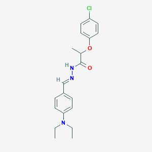 2-(4-chlorophenoxy)-N'-[4-(diethylamino)benzylidene]propanohydrazide