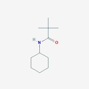 molecular formula C11H21NO B3890365 N-cyclohexyl-2,2-dimethylpropanamide 