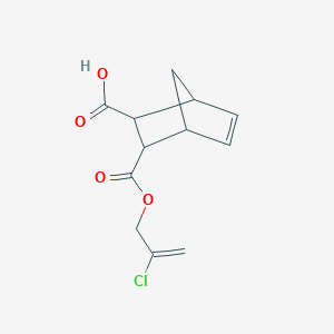 3-{[(2-Chloro-2-propenyl)oxy]carbonyl}bicyclo[2.2.1]hept-5-ene-2-carboxylic acid