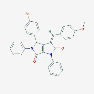 4-(4-Bromophenyl)-3-(4-methoxybenzylidene)-1,5-diphenyl-1,3,4,5-tetrahydropyrrolo[3,4-b]pyrrole-2,6-dione