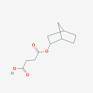 molecular formula C11H16O4 B389138 4-(Bicyclo[2.2.1]hept-2-yloxy)-4-oxobutanoic acid CAS No. 1220083-98-6