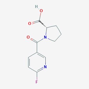 N-(6-Fluoropyridine-3-carbonyl)-L-proline