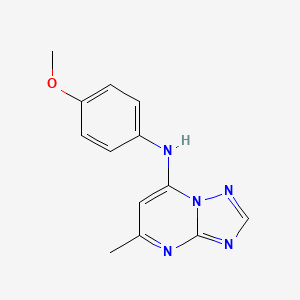 molecular formula C13H13N5O B3892870 EGFR-IN-147 