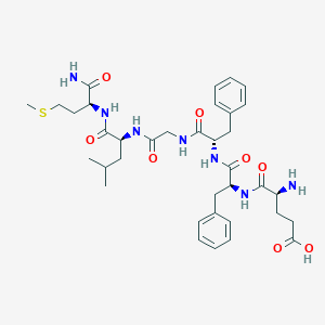 molecular formula C36H51N7O8S B038930 Substance P (6-11), glu(6)- CAS No. 123067-53-8