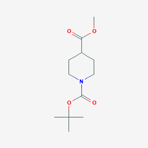 molecular formula C12H21NO4 B038935 1-叔丁基 4-甲基哌啶-1,4-二羧酸酯 CAS No. 124443-68-1