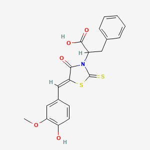 molecular formula C20H17NO5S2 B3893876 MFCD01841722 