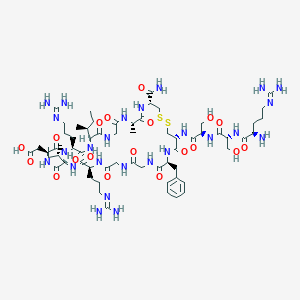 molecular formula C64H107N25O19S2 B038940 3-Tyr-C-anp CAS No. 111863-73-1