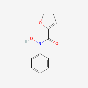 molecular formula C11H9NO3 B3894167 N-hydroxy-N-phenylfuran-2-carboxamide CAS No. 7630-14-0