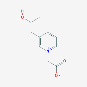 2-[3-(2-Hydroxypropyl)pyridin-1-ium-1-yl]acetate