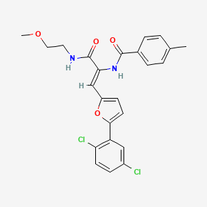 N-(2-[5-(2,5-dichlorophenyl)-2-furyl]-1-{[(2-methoxyethyl)amino]carbonyl}vinyl)-4-methylbenzamide