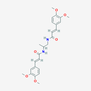 N,N'-1,2-propanediylbis[3-(3,4-dimethoxyphenyl)acrylamide]