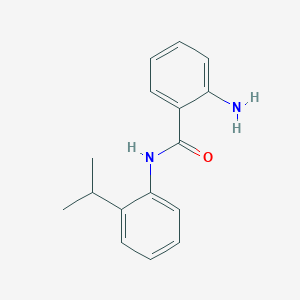 molecular formula C16H18N2O B389594 2-Amino-N-(2-isopropylphenyl)benzamide CAS No. 102630-83-1