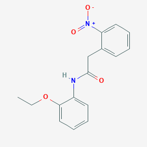 molecular formula C16H16N2O4 B3896262 N-(2-ethoxyphenyl)-2-(2-nitrophenyl)acetamide 
