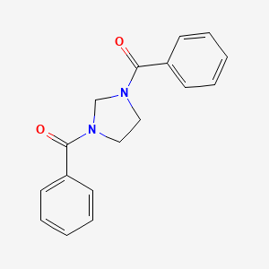 molecular formula C17H16N2O2 B3896715 1,3-dibenzoylimidazolidine CAS No. 49738-18-3