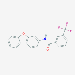 molecular formula C20H12F3NO2 B389787 N-(dibenzo[b,d]furan-3-yl)-3-(trifluoromethyl)benzamide 
