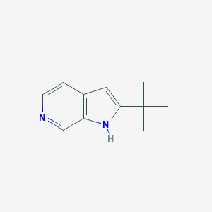 molecular formula C11H14N2 B038980 2-Tert-butyl-1H-pyrrolo[2,3-C]pyridine CAS No. 113975-42-1